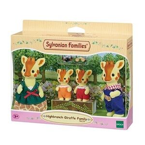 NWT Calico Critters Highbranch Giraffe Family Set